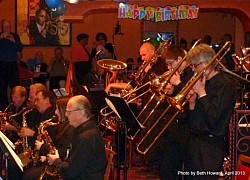 Island Big Band circa 2012 Hermanns Jazz Club Birthday