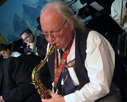 Wally Wright Island Big Band Historic Tenor sax player