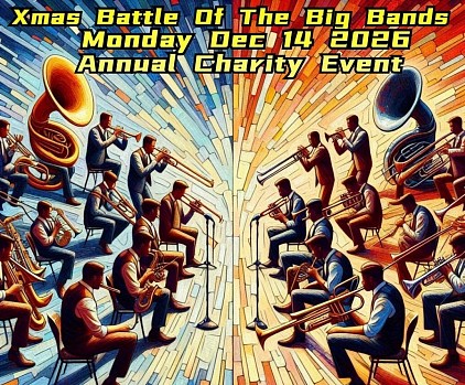 XMAS battle of the big bands for charity Monday Dec 14 2026 Emporia Westshore737 Goldstream Ave #107, Langford, BC V9B 0H9 7pm